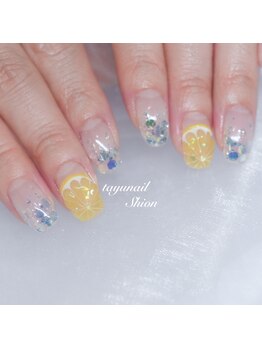 たゆ ネイル(たゆnail)/パラジェル・レモンネイル☆