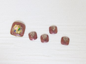 ティーエヌ 名古屋矢場町店/フット デザインネイル¥6980