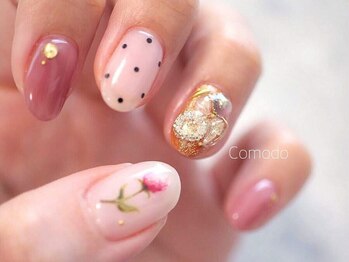 ネイル アトリエ コモード(nail atelier Comodo)/ニュアンスネイル [sweet mix]