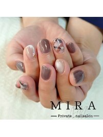 チェックネイル