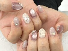 ディーネイル 池袋(D-nail)/【森】水光マグネットネイル