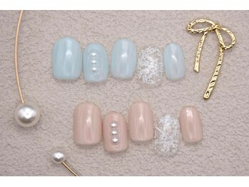 5000円 ホイルネイル シンプル