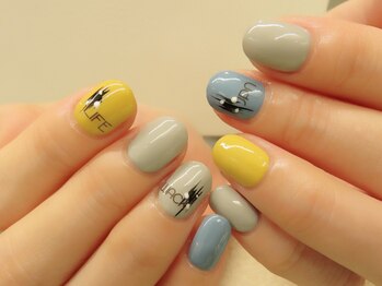 トゥデイム(TODAY'm)/シンプルカラーネイル