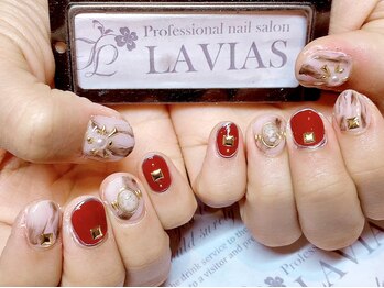 プロフェッショナル ネイルサロン ラヴィアス(LAVIAS)/【ジェル】10本アートし放題