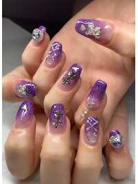 ラメグラ★スカルプ★パーツ別途