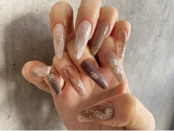 ケーネイルズ(K..nails)の写真/【長さ自由、美フォルムを追求！】爪の大きさや形でお悩みの方にオススメです◎お気軽にご相談下さいませ☆