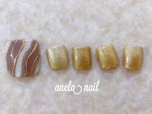 アネラネイル(anela nail)/持込デザインOK/親指2本アート