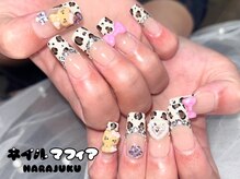 ネイルマフィア 原宿(NAIL MAFIA)/夏ネイル/Y2K/レオパード