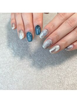 ロクサンサン(633)/シルバー×ブルー