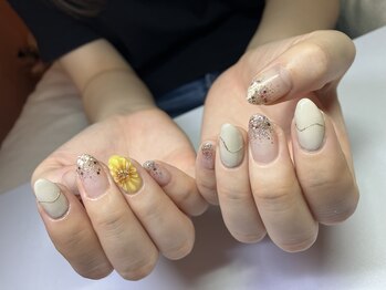フラワーネイル　パラジェル