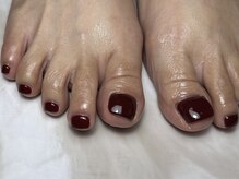 ラグ ネイル(RAG nail)/ボルドー/フットネイル