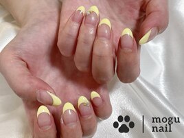 フレンチネイル/春ネイル