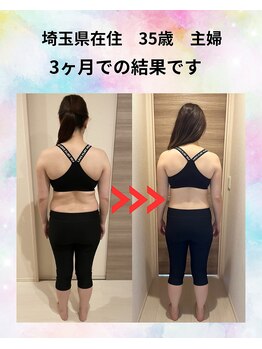 ミミスリム 赤羽(MimiSlim)/35歳主婦　3ヶ月で楽々減量！