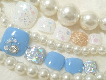 ネイルサロン アジュール(nail salon Azur)/フットデザイン￥5700