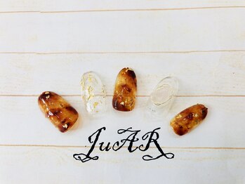 ジュアール(JuAR)/クリアべっ甲ネイル