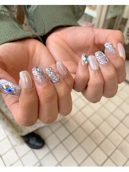 Mネイルアンドカフェ シェレステ/ストーンネイル☆