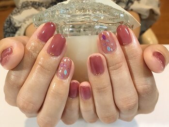 アトリエルリアン(Atelier Le Lien)/秋ネイル/ニュアンスネイル