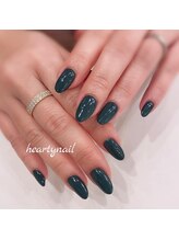 ハーティーネイル hearty nail 溝の口店/ダークカラーネイル