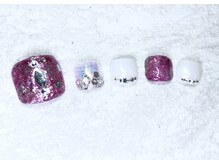 ローズクォーツ(Rose Quartz)/フット定額Bアートコー¥8,500