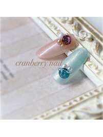 ビジューネイル♪