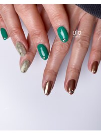 巳年パイソン柄ネイル