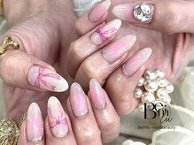 ベミル(Bemilu)/手描きシースルーリボン