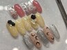 【ハンド】 流行の韓国ネイル &nbsp;&nbsp;◆ボリュームコース◆（オフ込）¥6,800