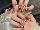 持ち込みdesign/クリスマスnail
