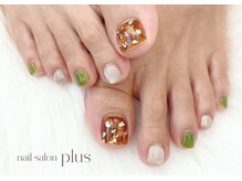 プラス(plus)/フット親指アート