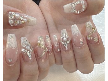 ティナ ネイルスタジオ(Tina Nail Studio)/長さだしつける放題デザイン