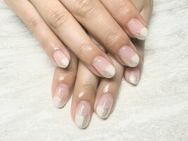 ぬりかけニュアンスネイル