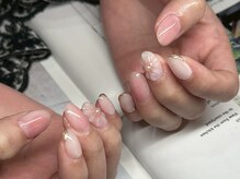 アース ネイルアンドアイラッシュ 甲府昭和店(HAIR & MAKE EARTH Nail&Eyelash)/ぷっくりフラワー　¥9500～