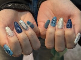 韓国系ニュアンスネイル☆