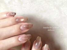 アメリアンドカシェット(Amelie&Cachette)/ニュアンスネイル:aoi