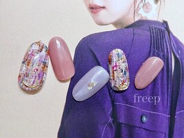 ツイードネイル 春 夏 秋 冬