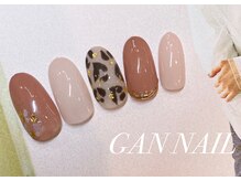 ギャンネイル(GAN NAIL)/レオパードネイル