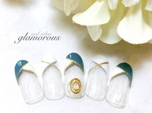 ネイルグラマラス 西新井店/《パラジェル》上品フレンチ