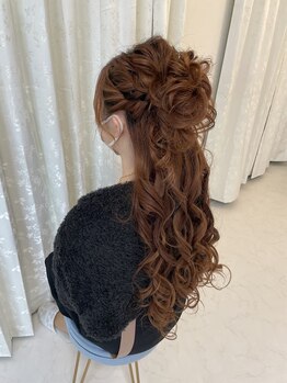 ワイサロン(Y salon)/ヘアセット☆ハーフアップ