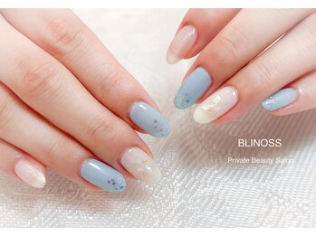 ブリノス(BLINOSS)/ブルー×ホワイト☆デザイン