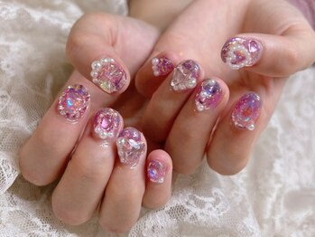 フェルタム バイ アリスボーテ 渋谷(Feltam by Arys beaute)の写真/ショ-トネイルでしっかり理想的なキラキラうるうるを楽しんでいただけるようにデザイン豊富にご用意![韓国]