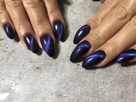 ブラックマグネットネイル