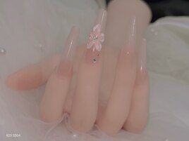 ちゅるんフラワーネイル#新宿