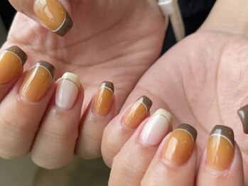 アース コアフュールボーテ 熊谷店(EARTH coiffure beaute)/バイカラーフレンチ