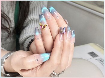ラッキーネイル(Lucky Nail)/ワンホンデザインの長さだし