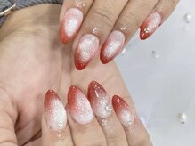 ネイルズバー 新宿店(Nails Bar)/レッドグラデーションネイル