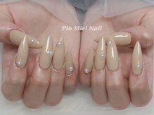 ピオミエルネイル 新宿(pio miel nail)/究極シンプル上品ネイル
