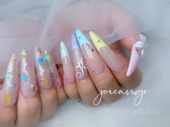 ジョアアンジェ 心斎橋店(joie ange)の写真/美しいフォルムで自然な指先に◎長さだしで爪の悩み,コンプレックスも改善！アプレ/チップ/スカルプあり★