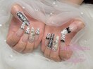 ドットレースネイル¥18,000