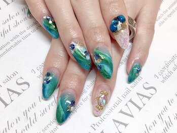 プロフェッショナル ネイルサロン ラヴィアス(LAVIAS)/【ジェル】10本アートし放題