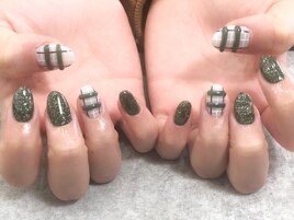 チェックネイル